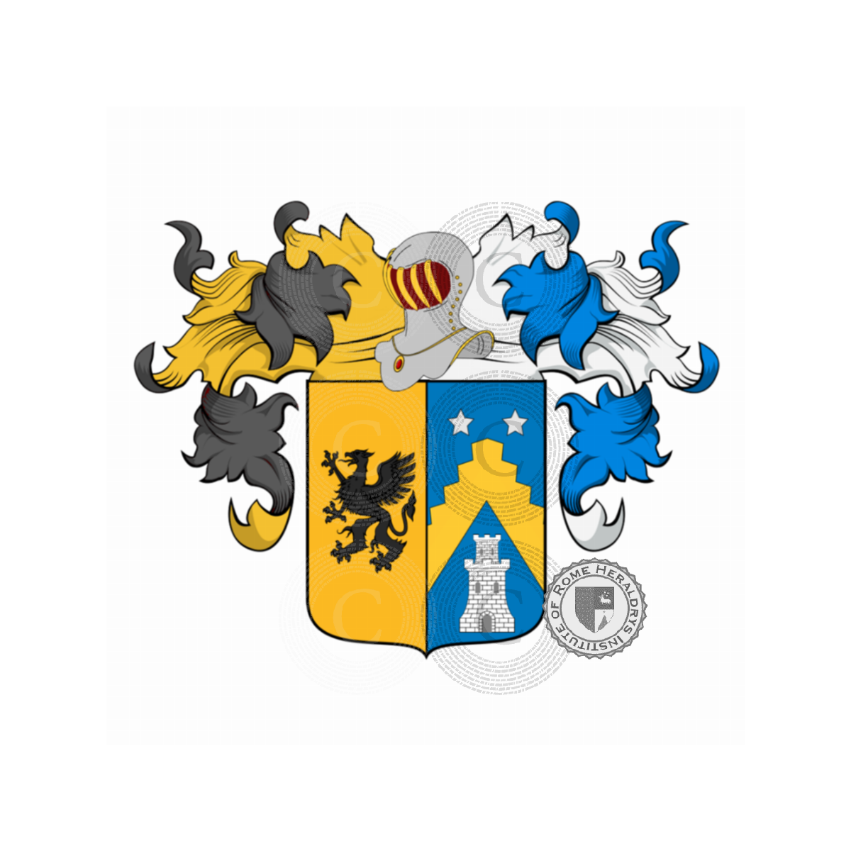Coat of arms of familyJomini, Jommin, Jommi o Iommi