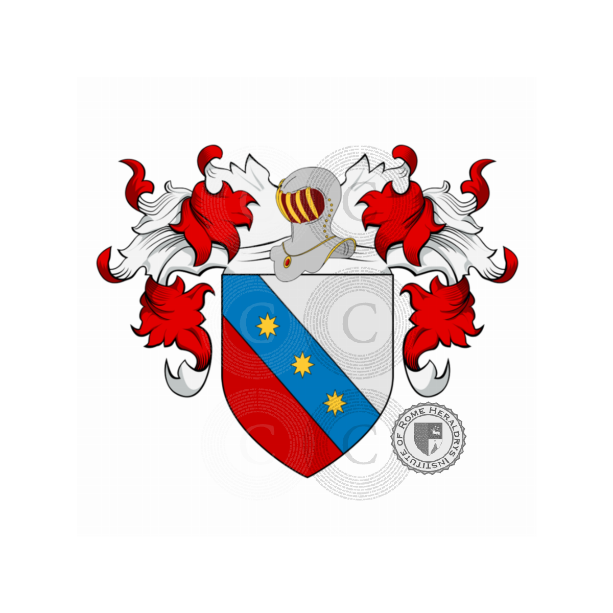 Escudo de la familiaMariani, Marianna,Mariano,Marliani