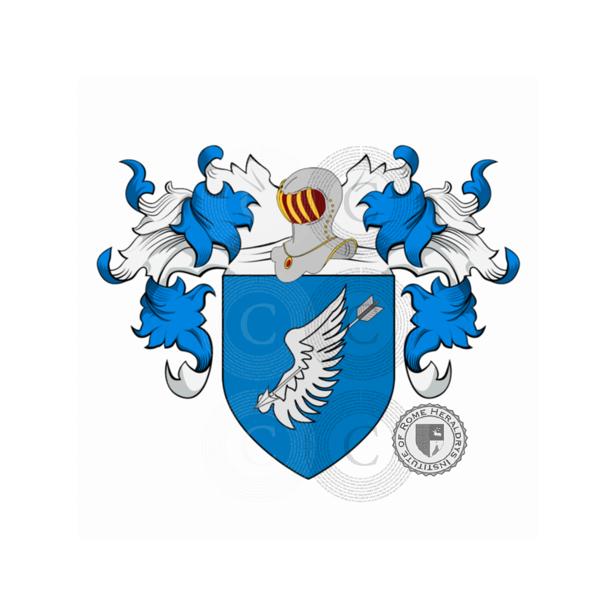 Escudo de la familiaAlfieri, Alferi o Alfiere (Aquila, Polizzi)
