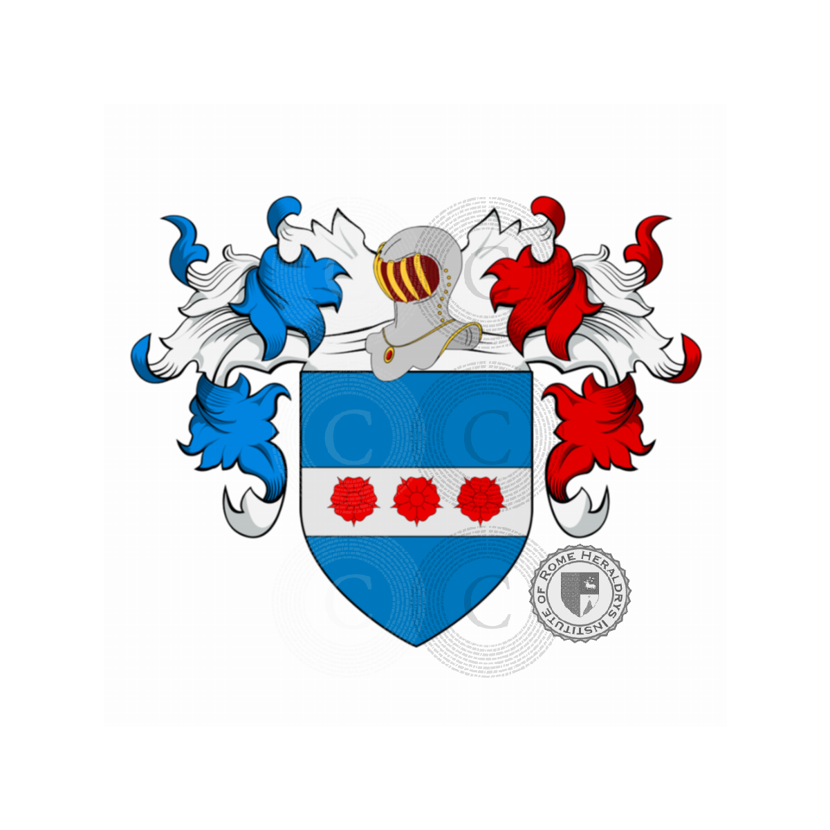 Wappen der FamilieFranceschini, della Villa