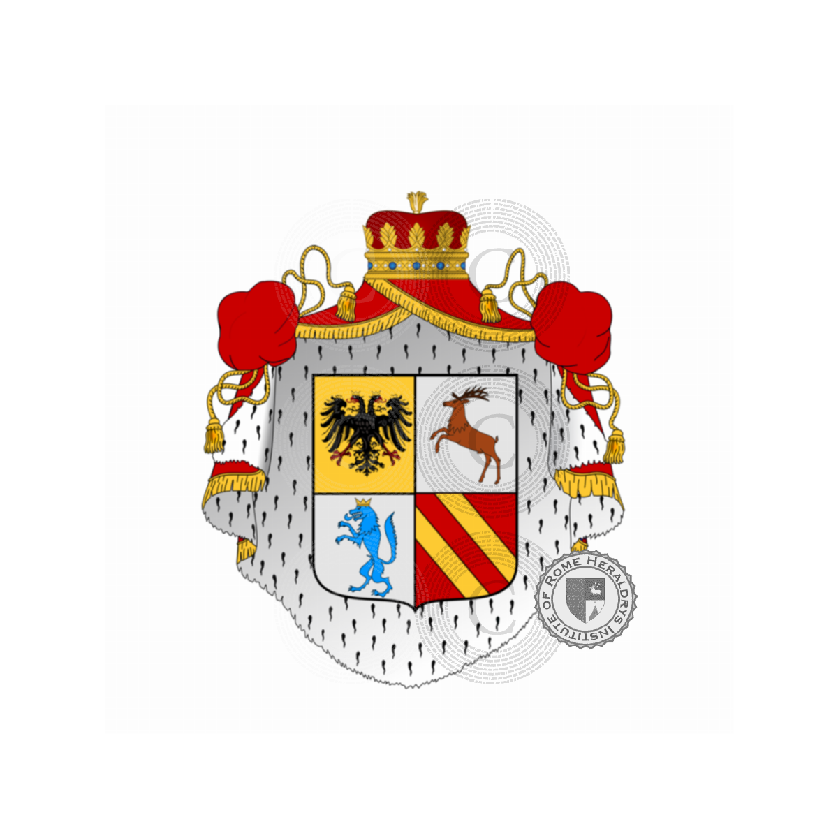 Coat of arms of familyMelo o Melo-Lupi (Padova), del Melo,Melo Lupi