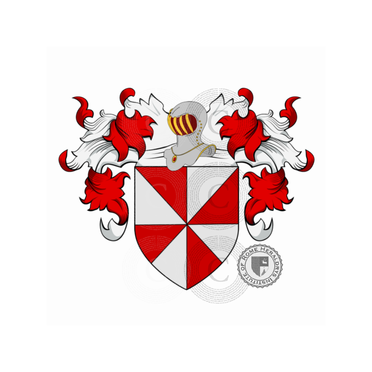 Escudo de la familiaAmori (Bretagne, Sicilie)