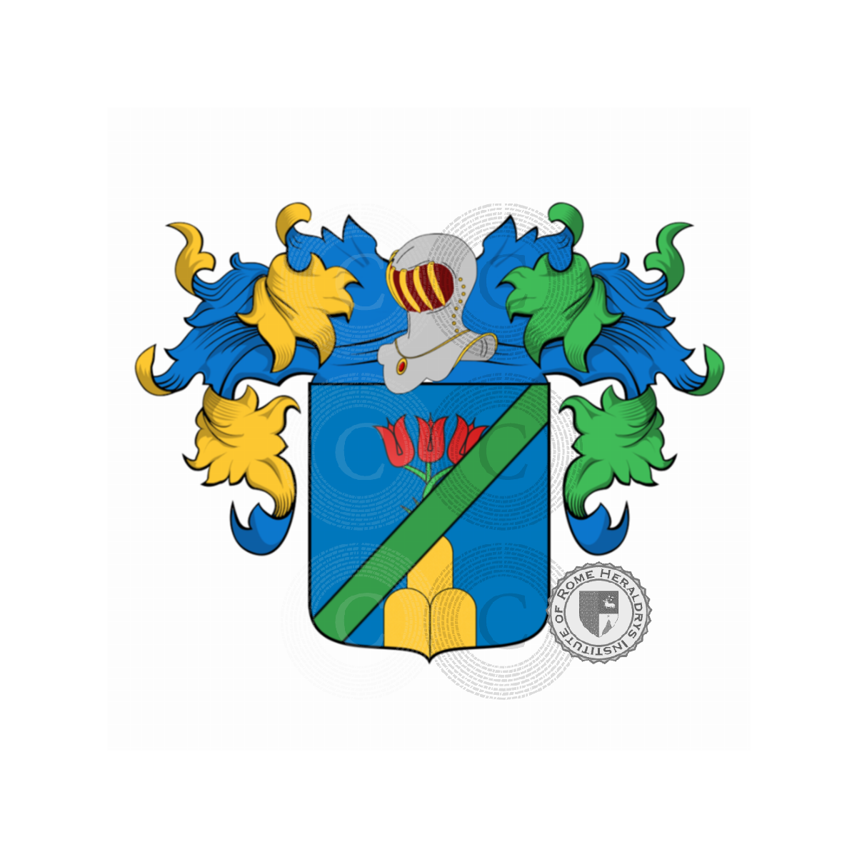 Coat of arms of familyBazzan o Bazzani (Veneto), Bazano (da),Bazzan,Bazzano