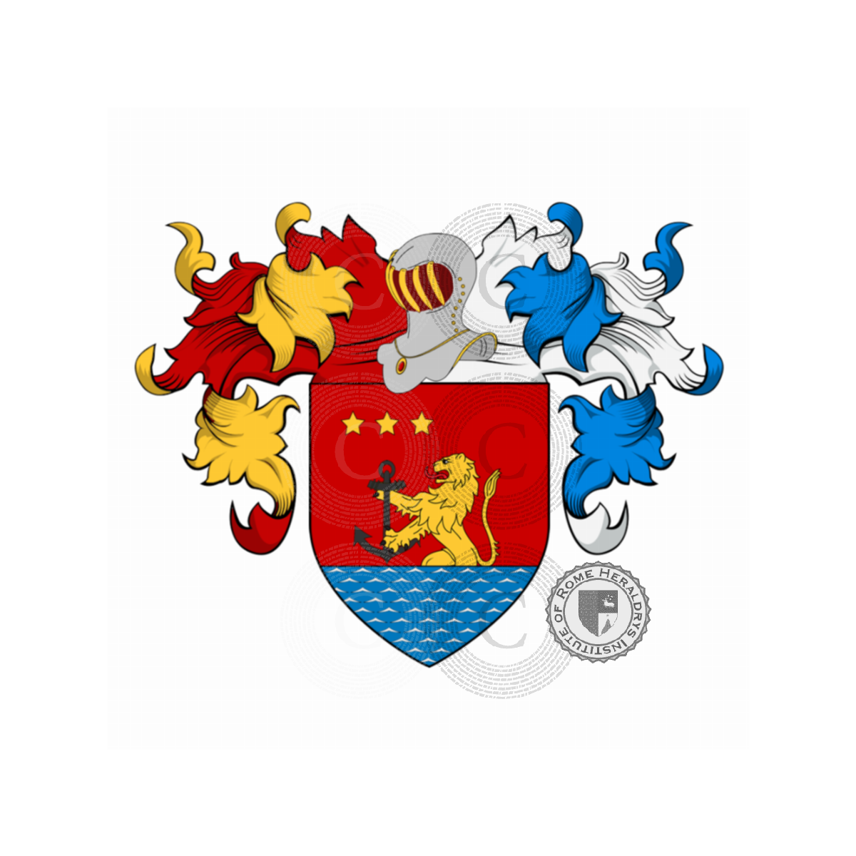 Wappen der FamilieMessina  o Messana, Messina