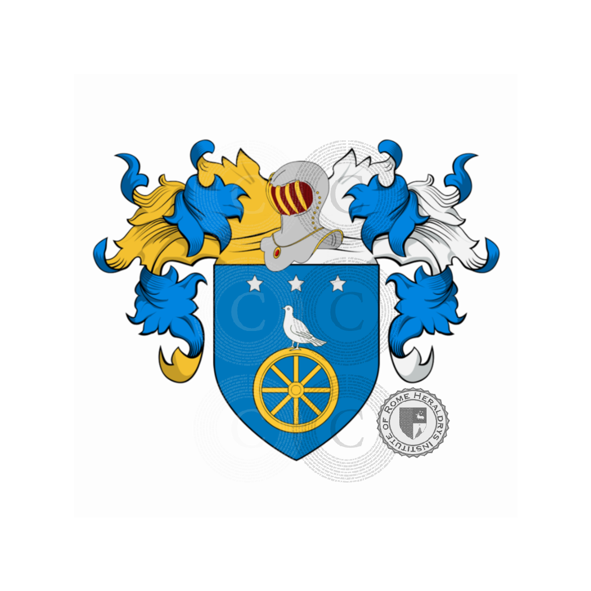 Escudo de la familiaGuiraldi o Guirao, Guiraldi