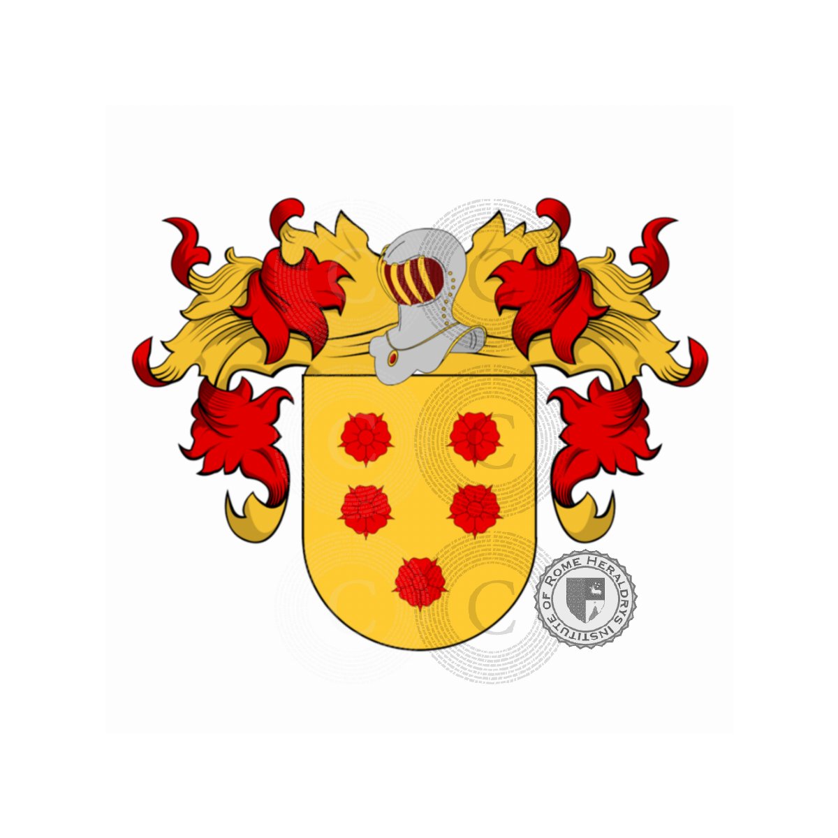 Coat of arms of familyRossel