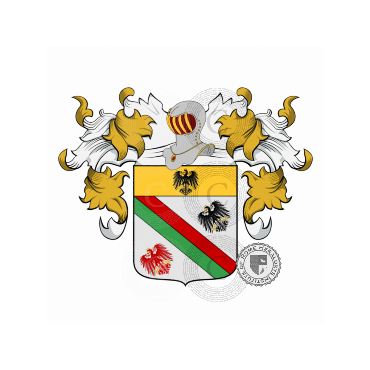 Coat of arms of familyOlgiati (Roma)