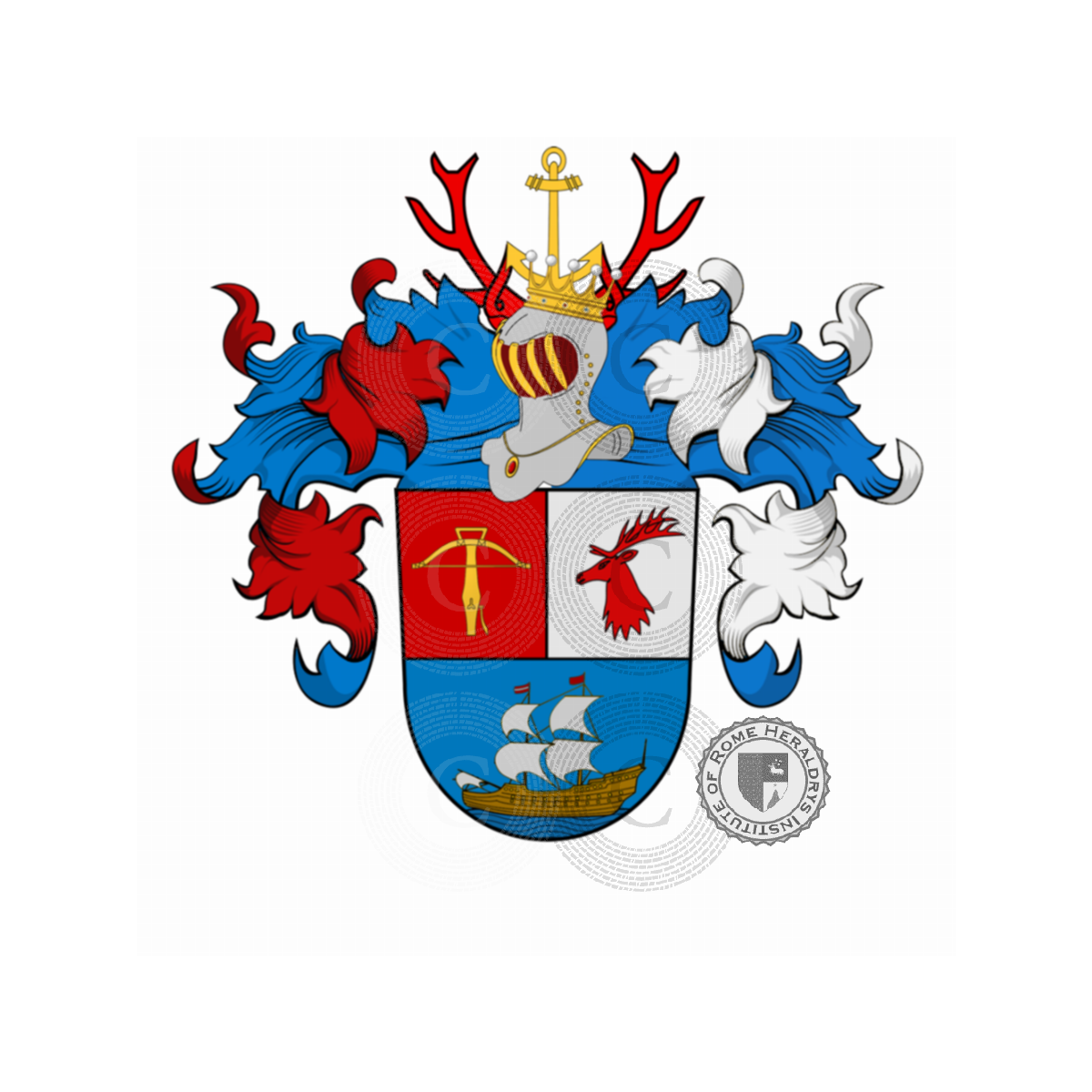 Coat of arms of familyFehrmann, Fehling,Fejer