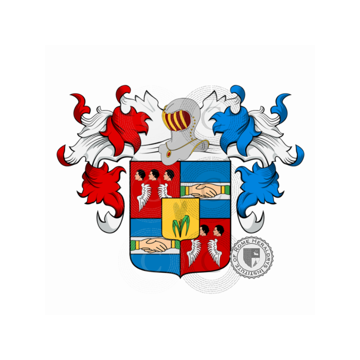 Wappen der FamiliePanigai (Mirandola, San felice sul Panaro, Reggio Emilia)