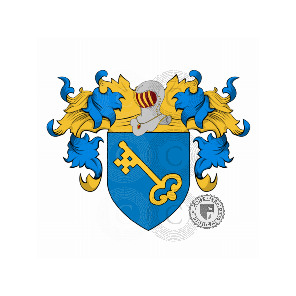 Wappen der FamilieParadisi, Giuliani del Drago,Paradisi