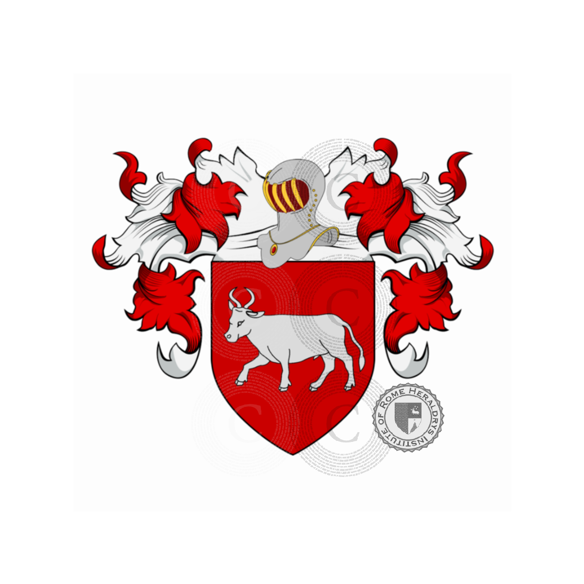 Escudo de la familiaBove (Velletri), Bovio