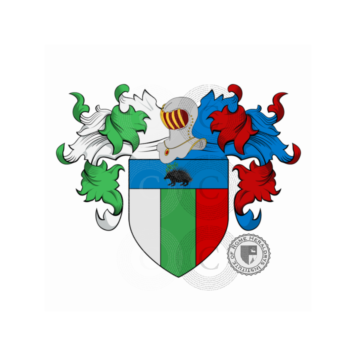 Escudo de la familiaPatuzzi, Patuzzo,Spatuzzi