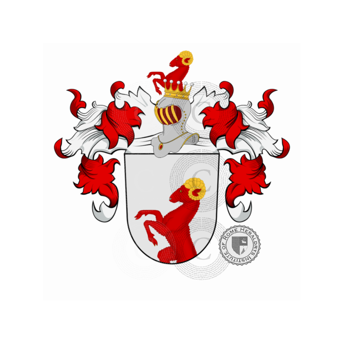 Escudo de la familiaTroyer zu Thurn und Aufkirchen