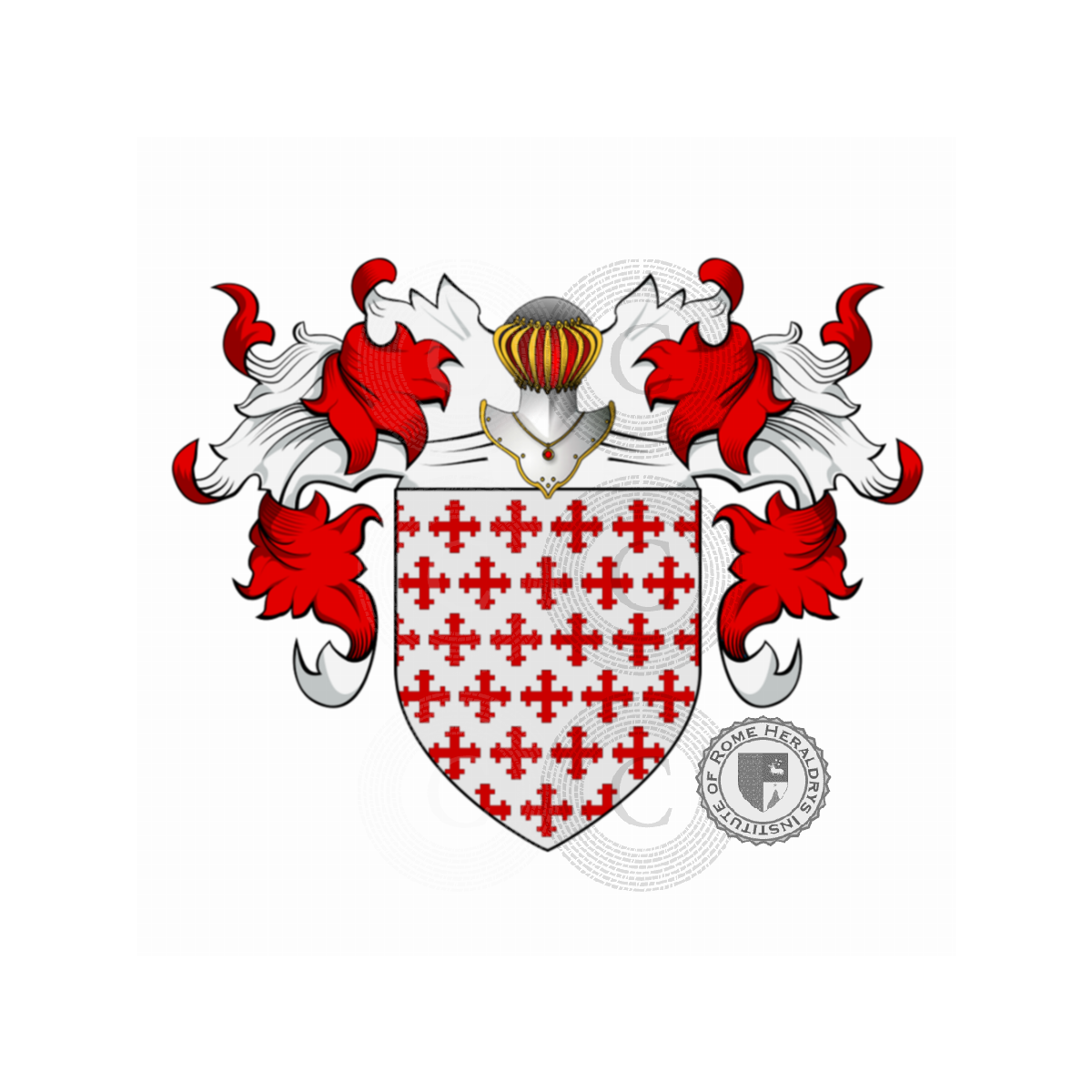 Escudo de la familiaCavalcanti, Cavalcante,Cavallanti