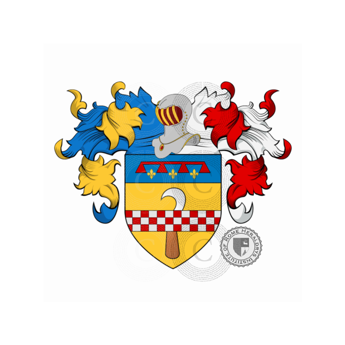 Escudo de la familiaRonchi (Bologna), Ronch (da),Ronchi Braccioli,Ronco (da),Ronghi