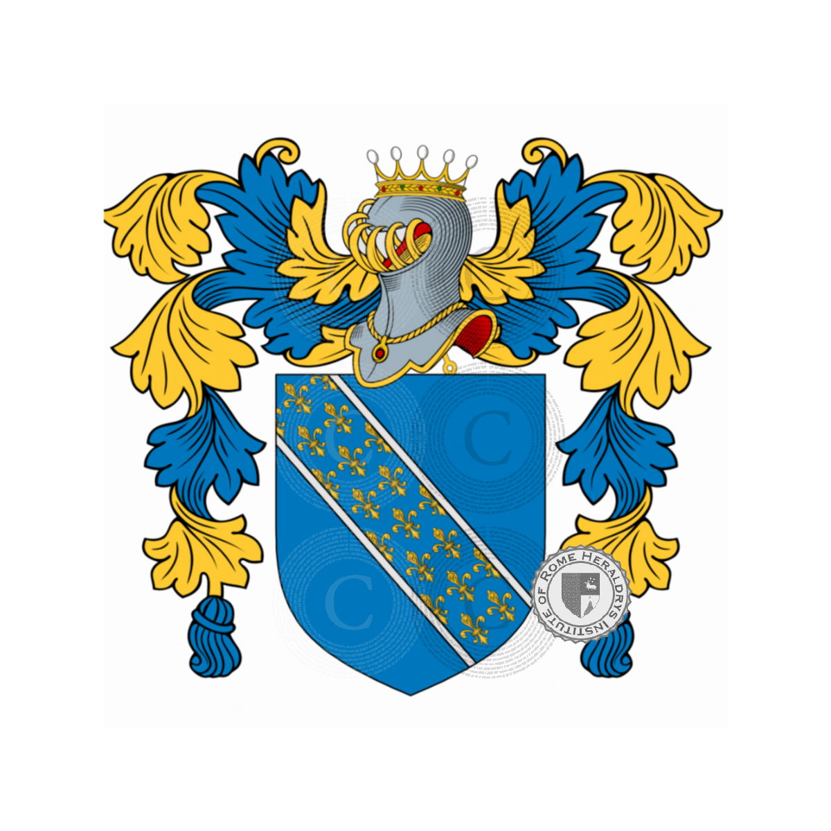 Escudo de la familiaNobili, de Nobili,Denobili,Nobile,Nobilia
