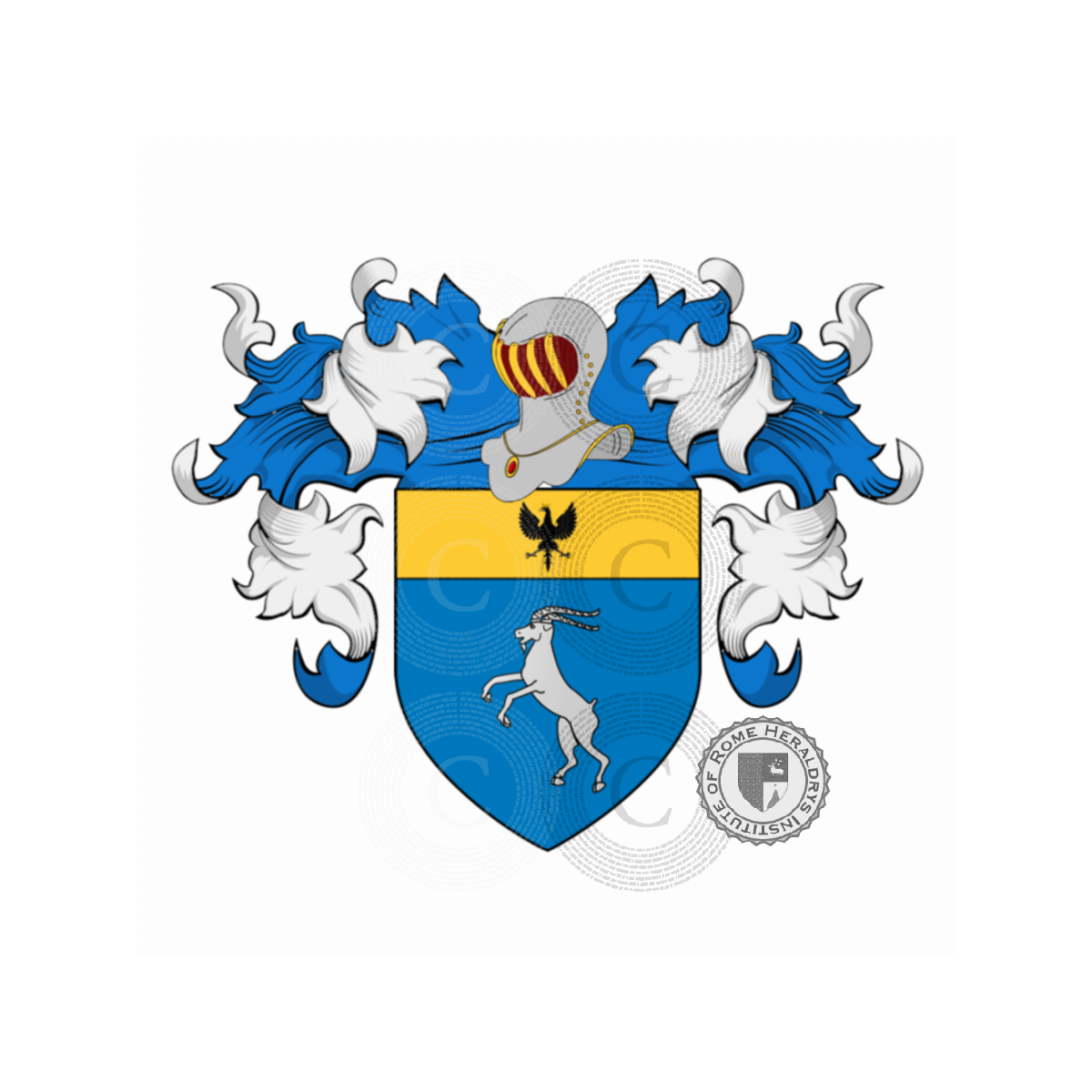 Coat of arms of familyCapra (Milano), Caprarese,Caprellis,de Caprellis