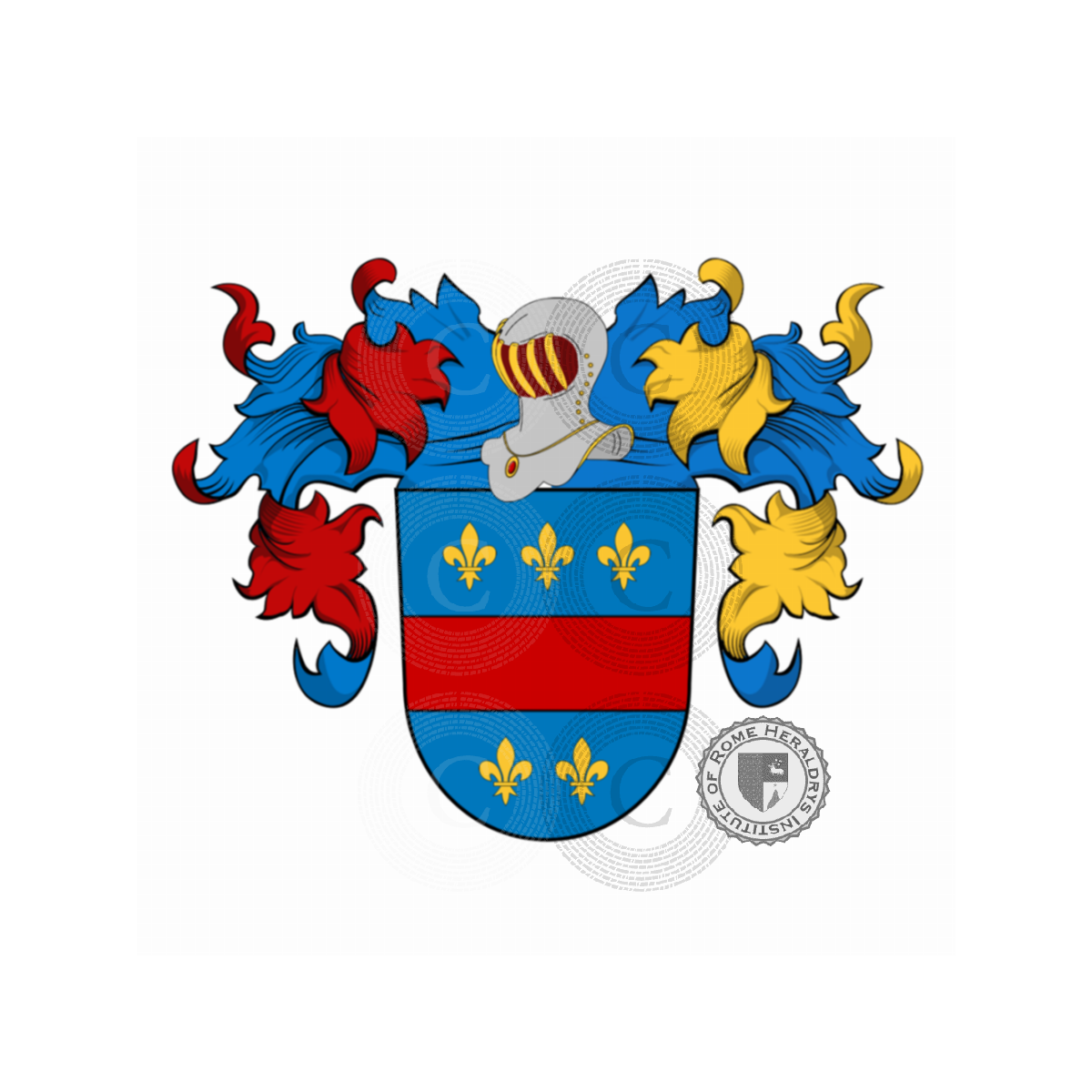 Wappen der FamilieLeister (Germania), Laysser,Leisterhenne