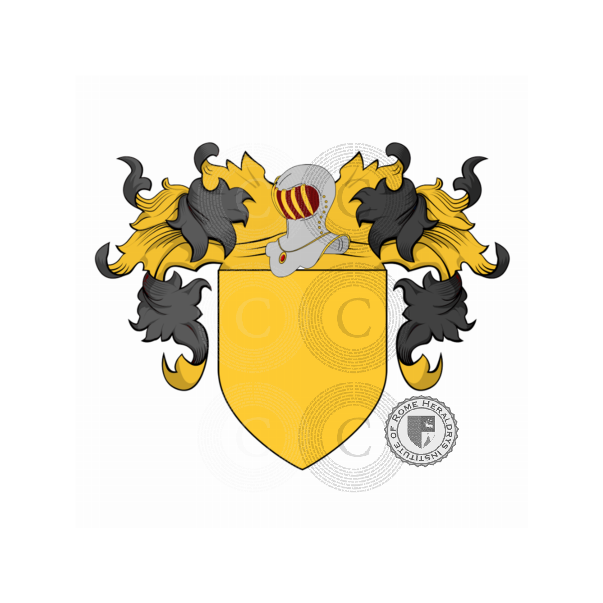 Escudo de la familiaBandinelli (Siena, Roma), Bandinelli Paparoni