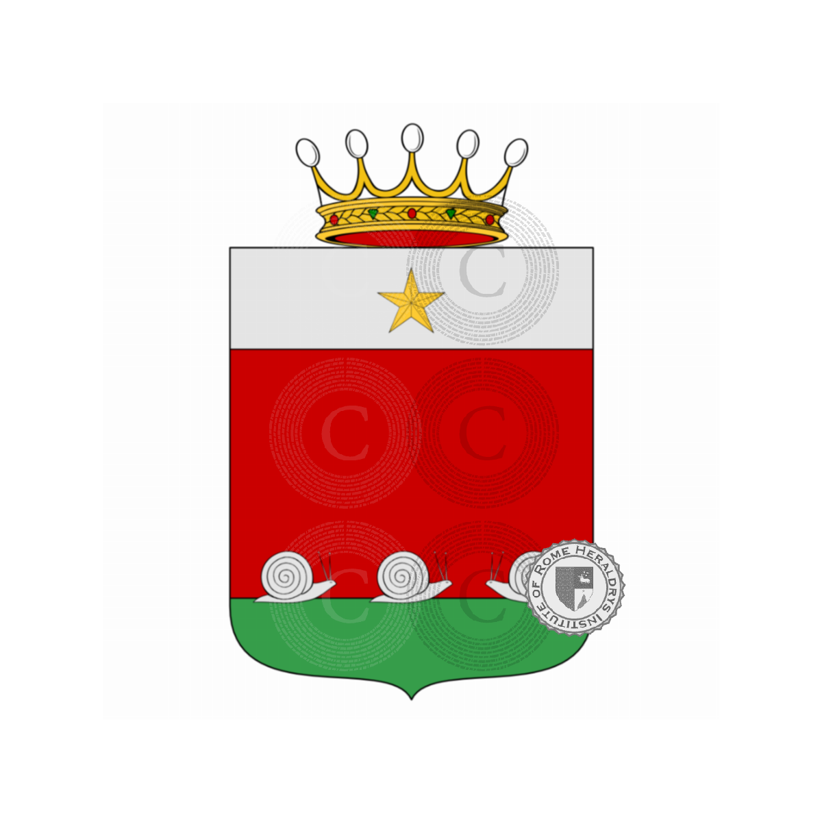 Escudo de la familiaZanoli, Zanolio,Zanolli,Zanollo