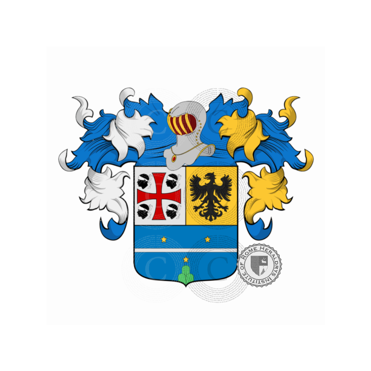 Wappen der FamilieRonchi (Ferrara), Ronch (da),Ronchi Braccioli,Ronco (da),Ronghi