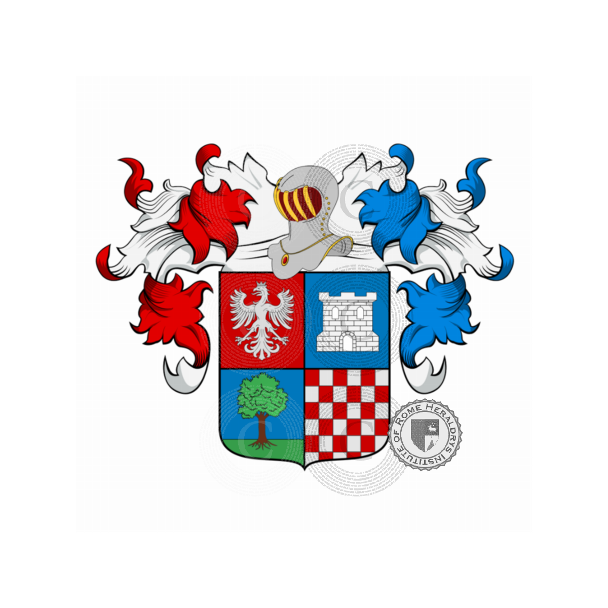 Coat of arms of familyAlessi (Piemonte), Alesso,d'Alessio,Nalessi,Nalesso