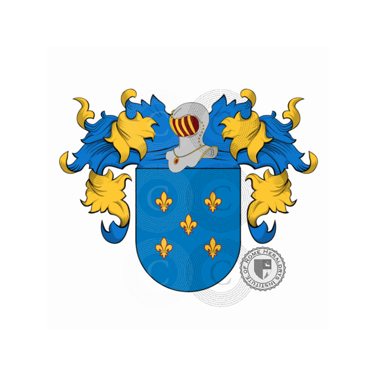 Coat of arms of familyJustino o Justini, Justini