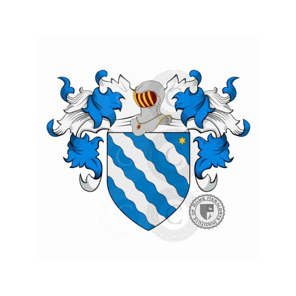 Wappen der FamilieFossa, Fossaluzza,Fossi