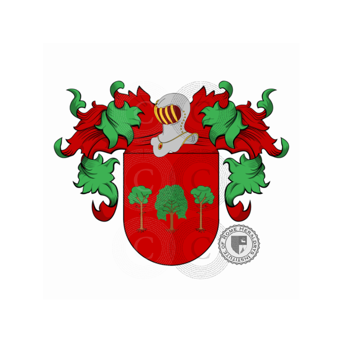 Coat of arms of familyTres, Trez