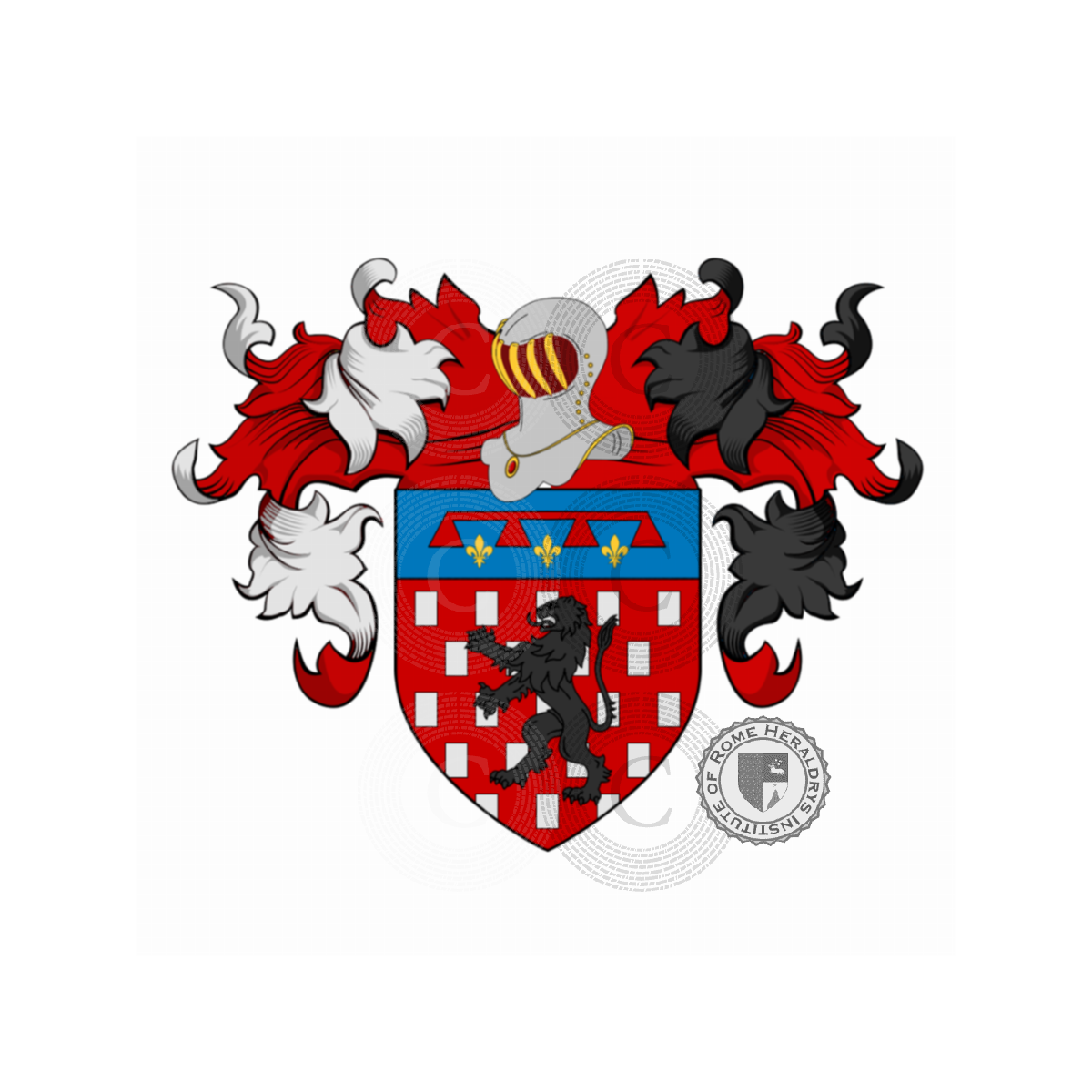Coat of arms of familyZefferini, Zefferino,Zeffirino