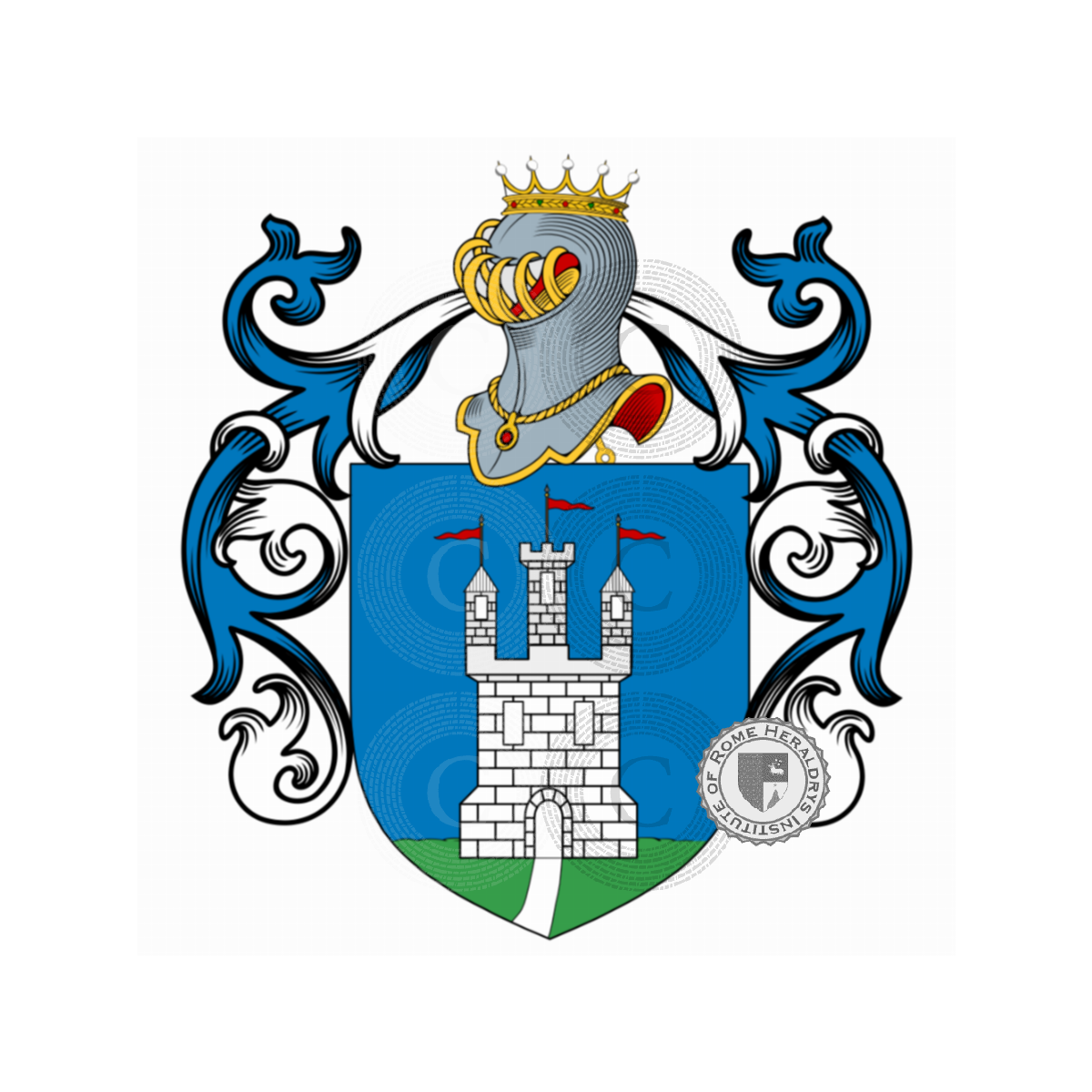 Escudo de la familiaBenani, Ricci Fornari