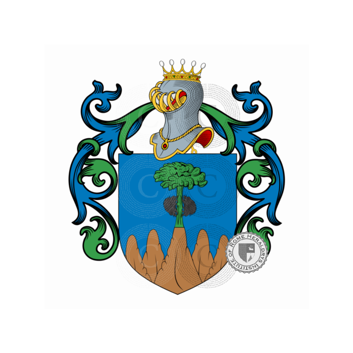 Escudo de la familiaRizzi, Ricci