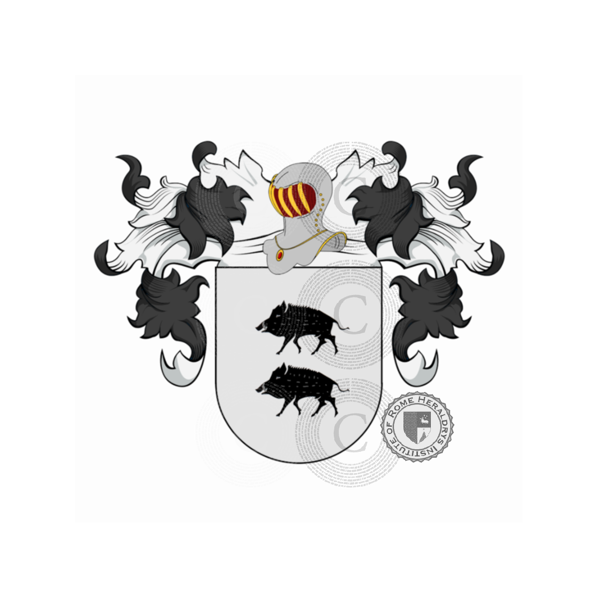 Coat of arms of familyLecaros