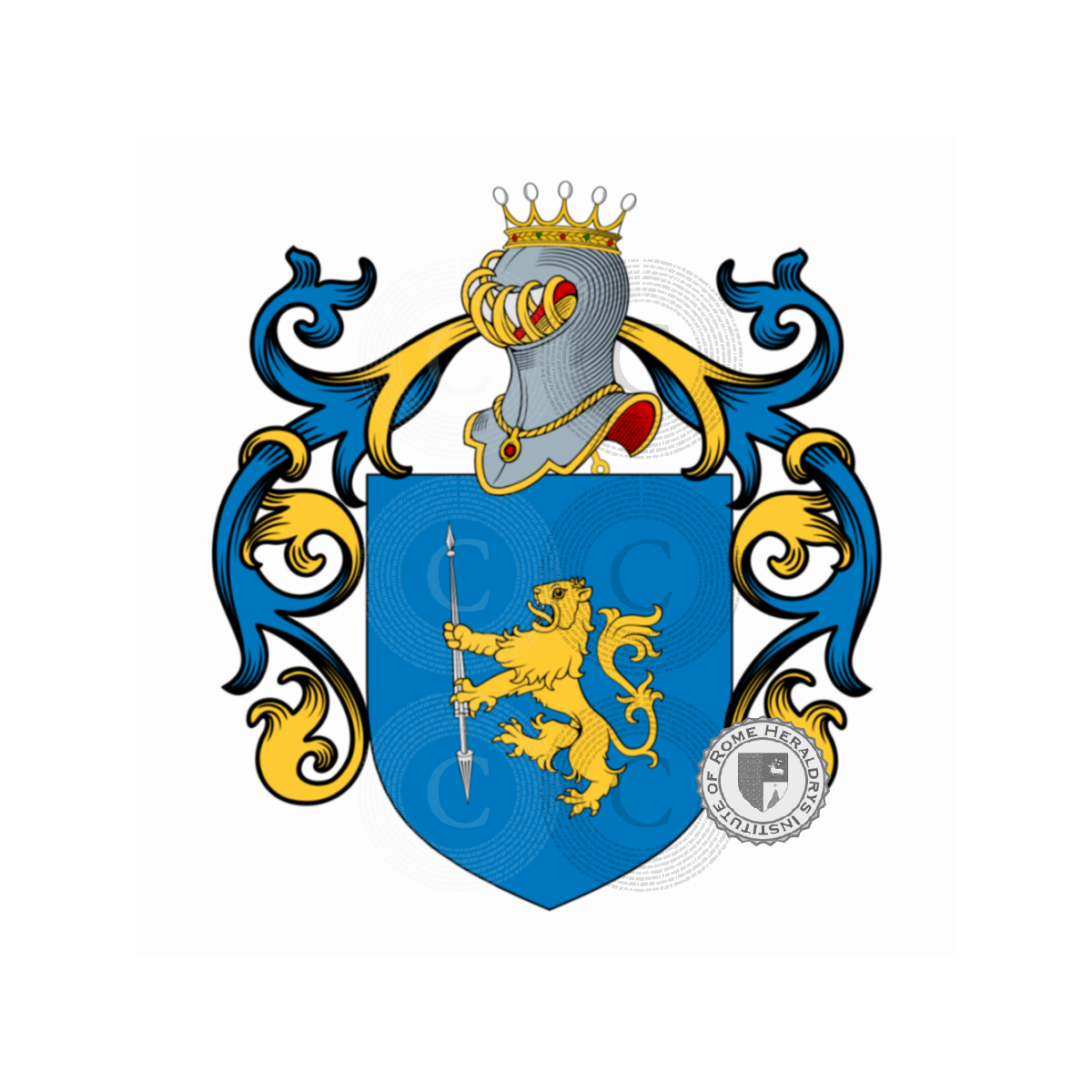 Wappen der FamilieCola, Colafelice,Colamaria,de Cola