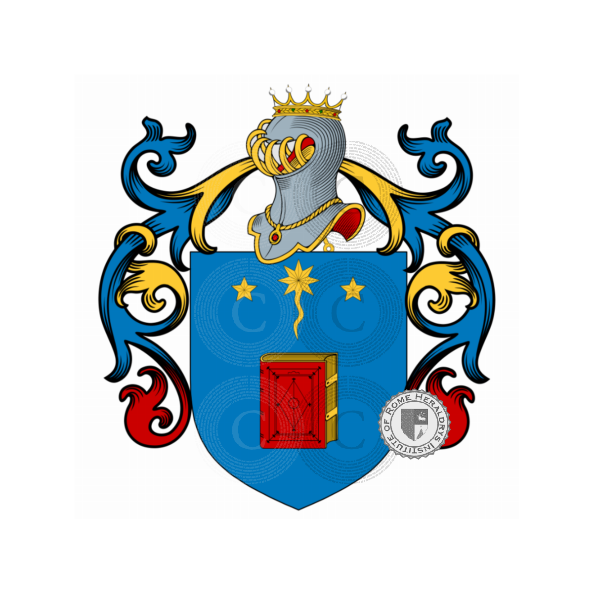 Wappen der FamilieBergamini, Bergami