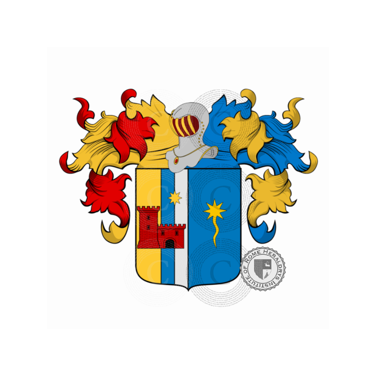 Coat of arms of familyGiuli, Giuli Rosselmini Gualandi,Giulietti