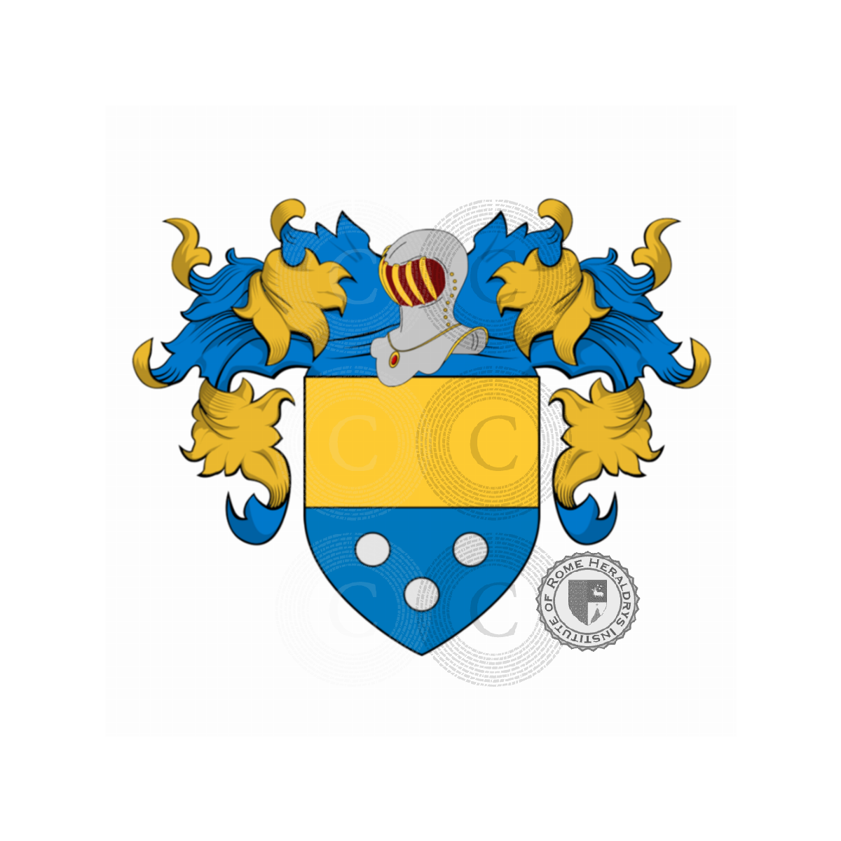 Wappen der FamilieGiuliani del Drago, Giuliani del Drago,Paradisi
