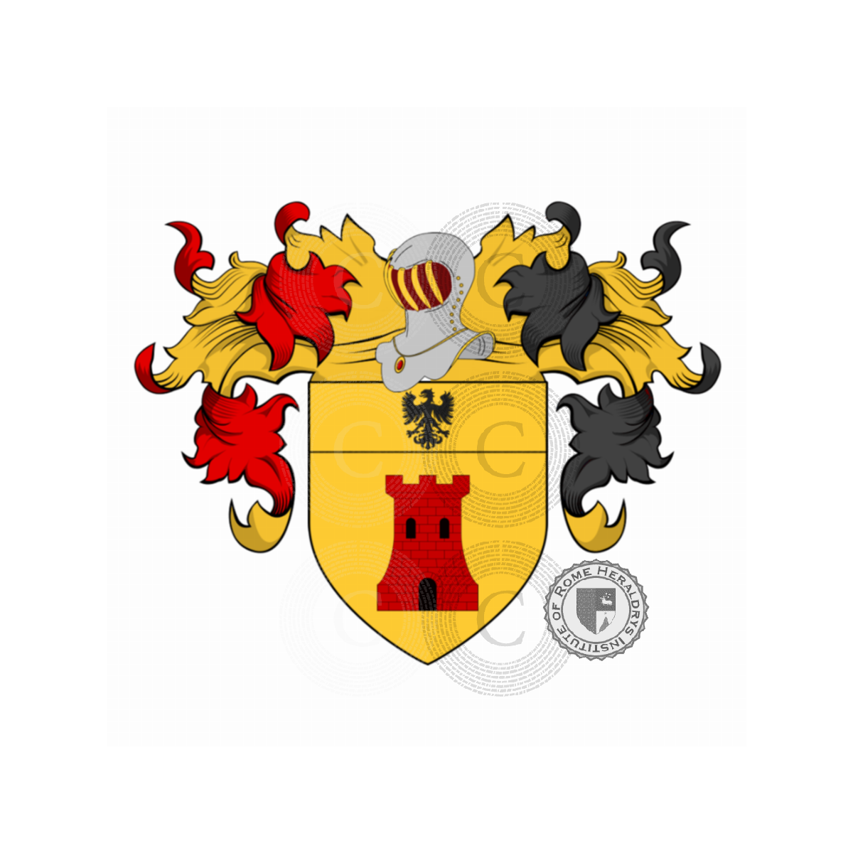 Coat of arms of familyPerucha, Perrucca,Perucconi,Perucha