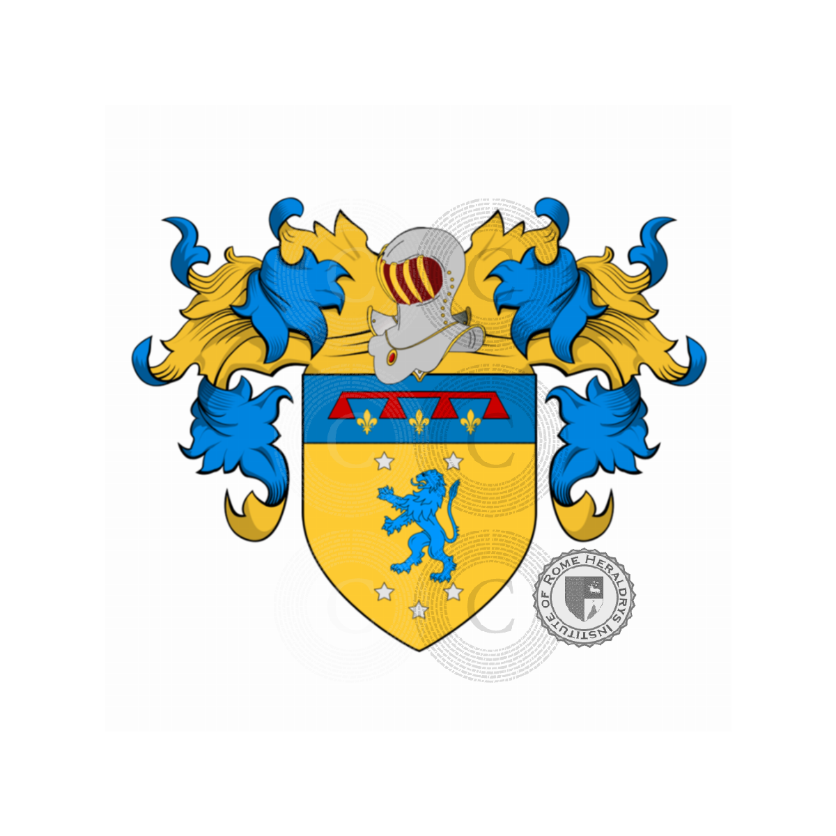 Wappen der FamilieBottoni, Boton,Botton