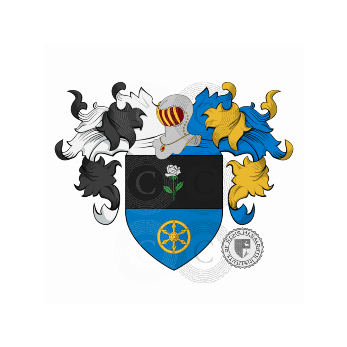 Escudo de la familiaBertinati, Bertinato,Bertinatti,Bertinatto