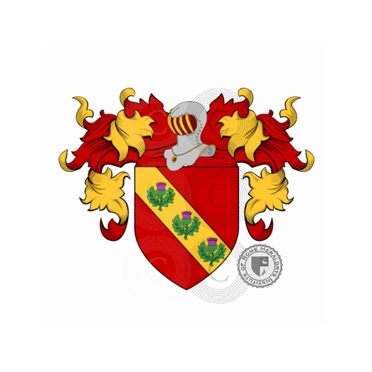 Escudo de la familiaFournillon ou Fournillier, Fournillon