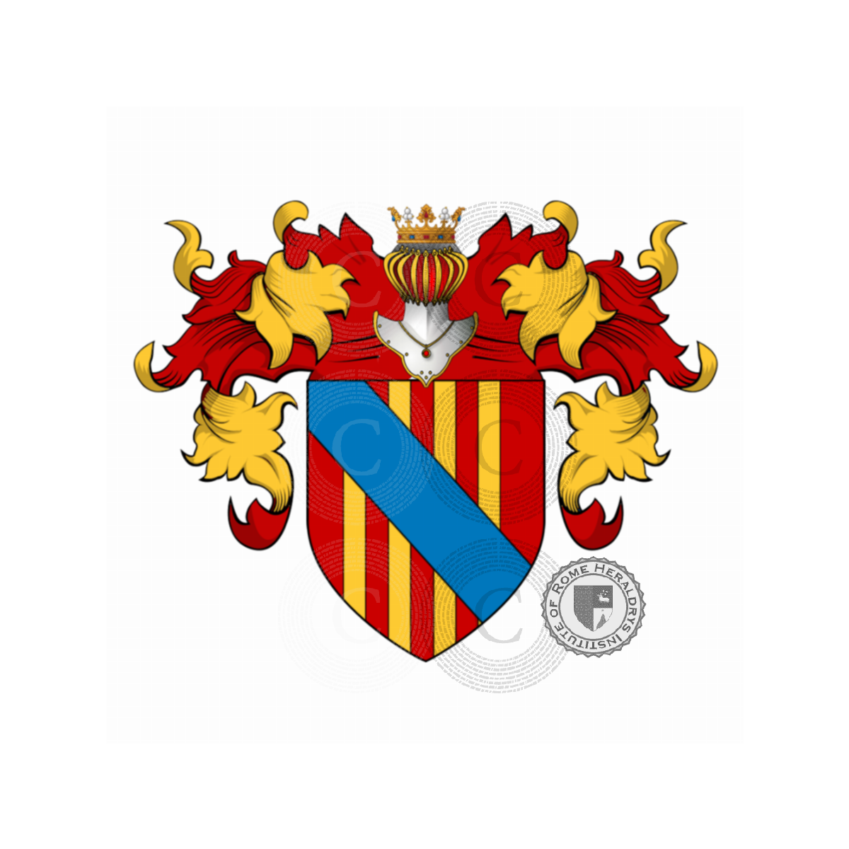 Escudo de la familiaPaternò del Cugno, Paternò Castello,Paternò Castello Guttadauro