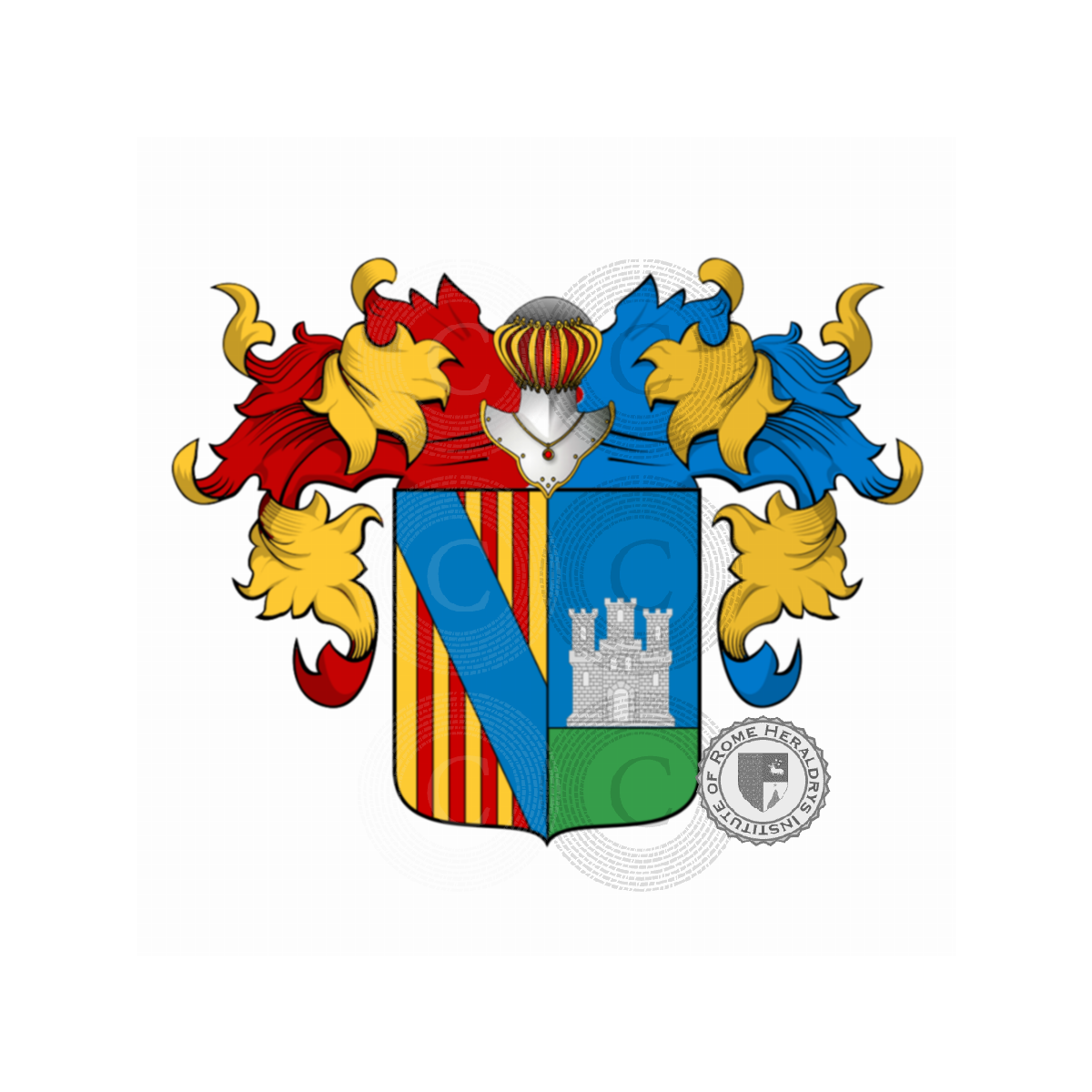 Coat of arms of familyPaternò Castello, Paternò Castello,Paternò Castello Guttadauro