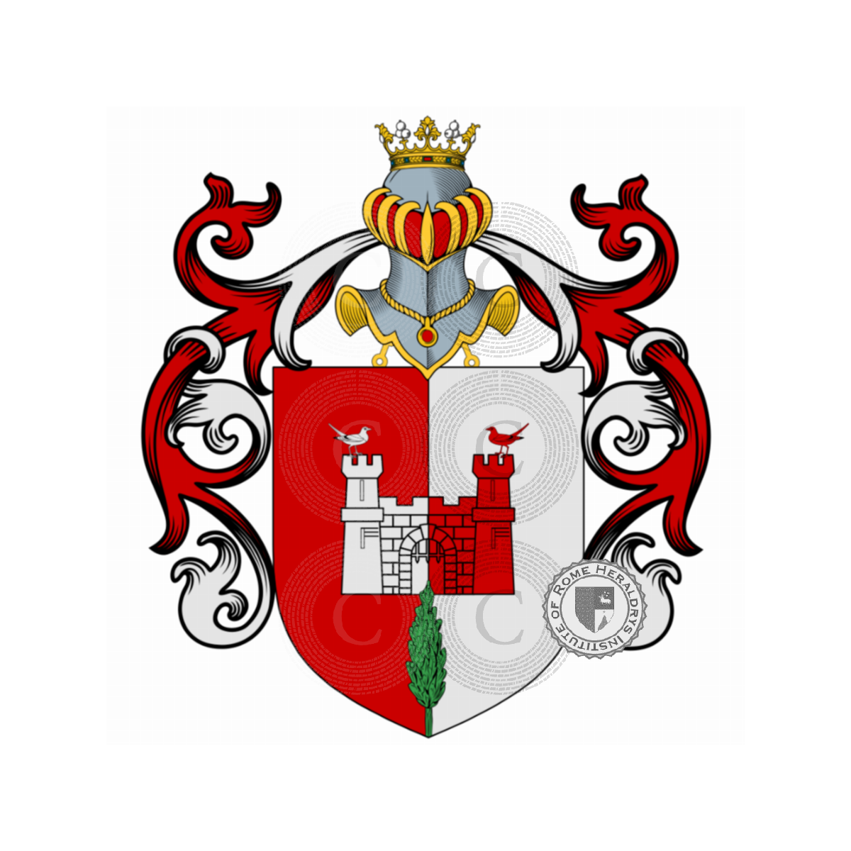 Wappen der FamilieTerzi, Terzoni