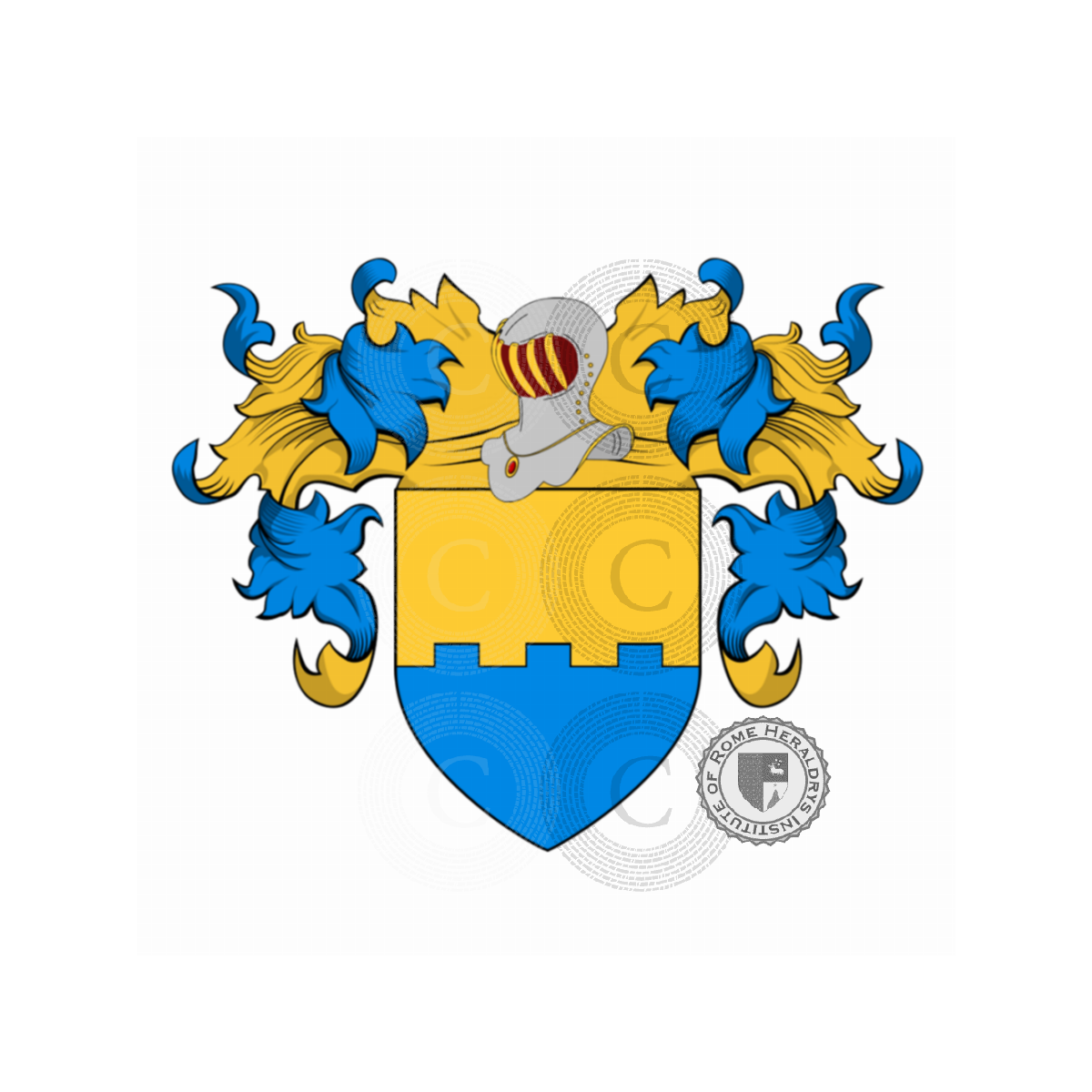 Wappen der FamilieCenci, Olivera,Oliveri d'Acquaviva