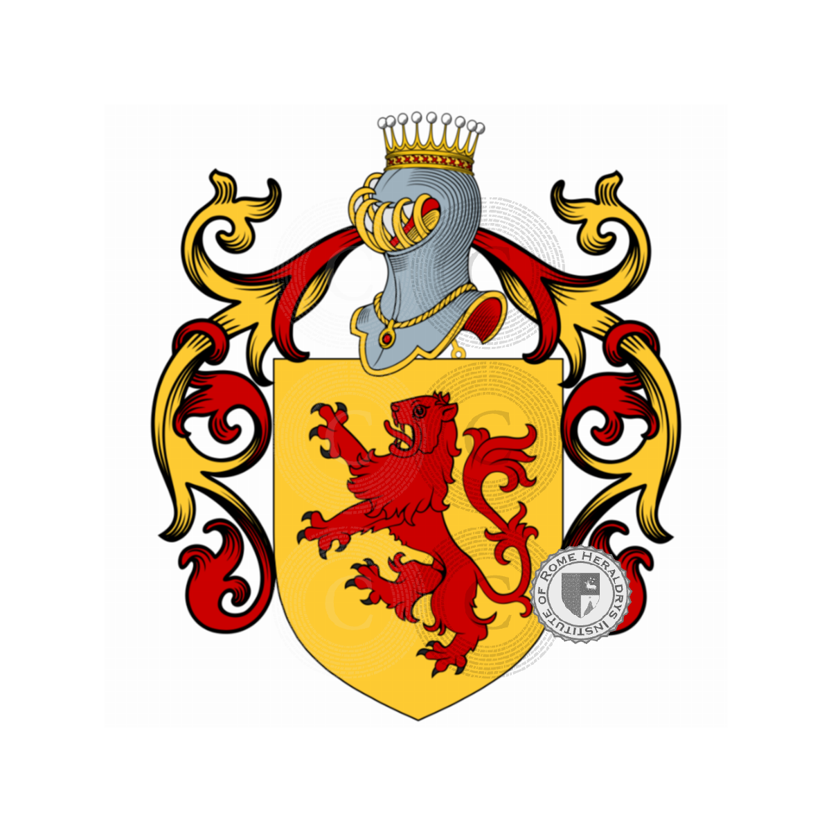 Wappen der FamiliePetitti, Petiti,Petito,Pettiti,Ptitti Bagliani