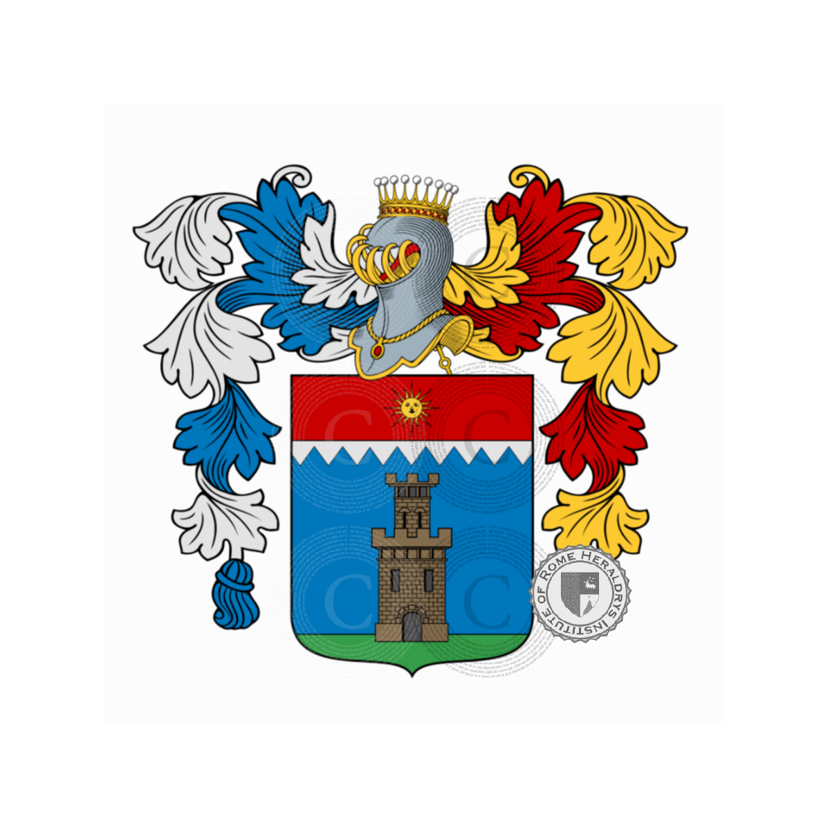 Wappen der FamilieSoliani, Soliani Raschini