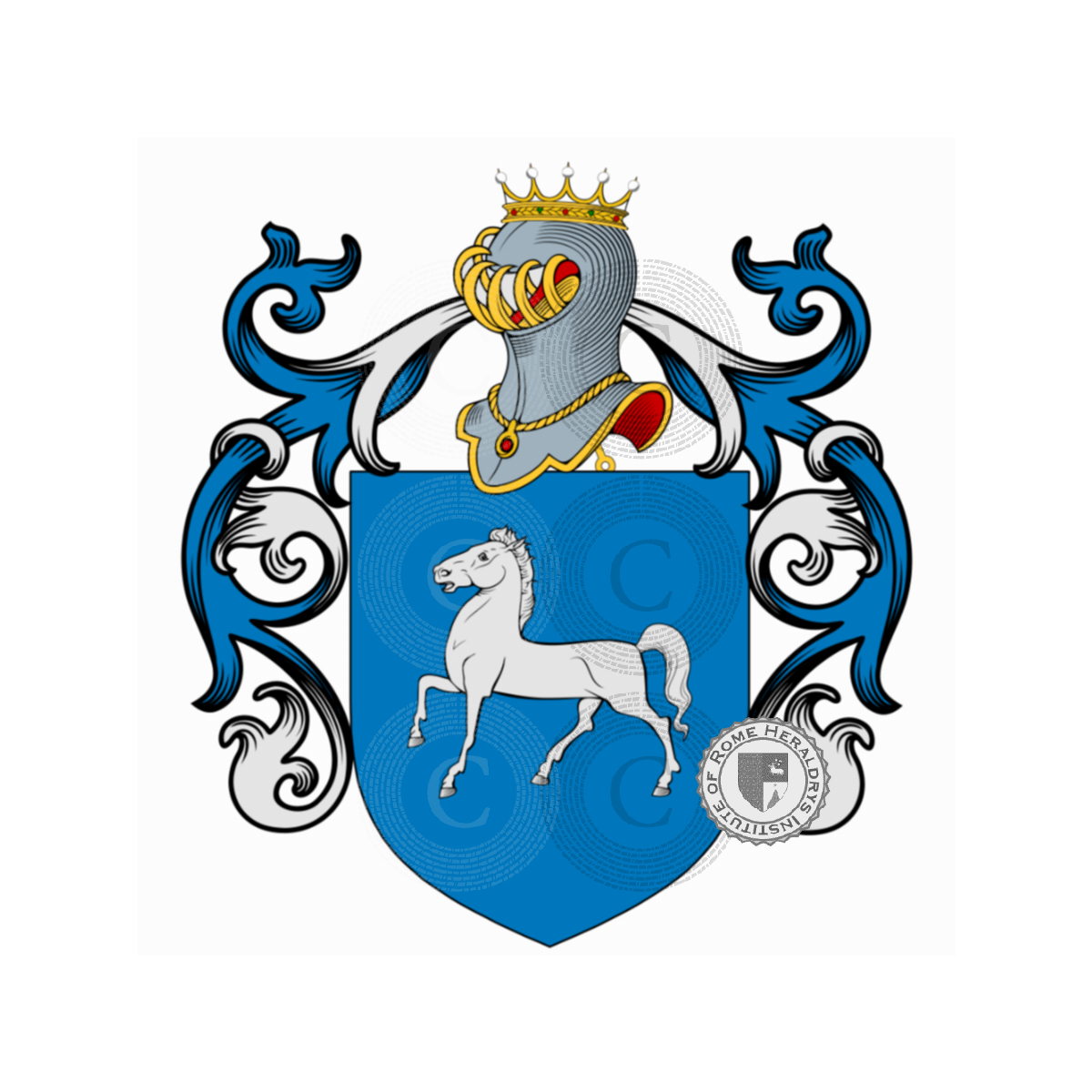 Coat of arms of familyCavallini, Scarabello