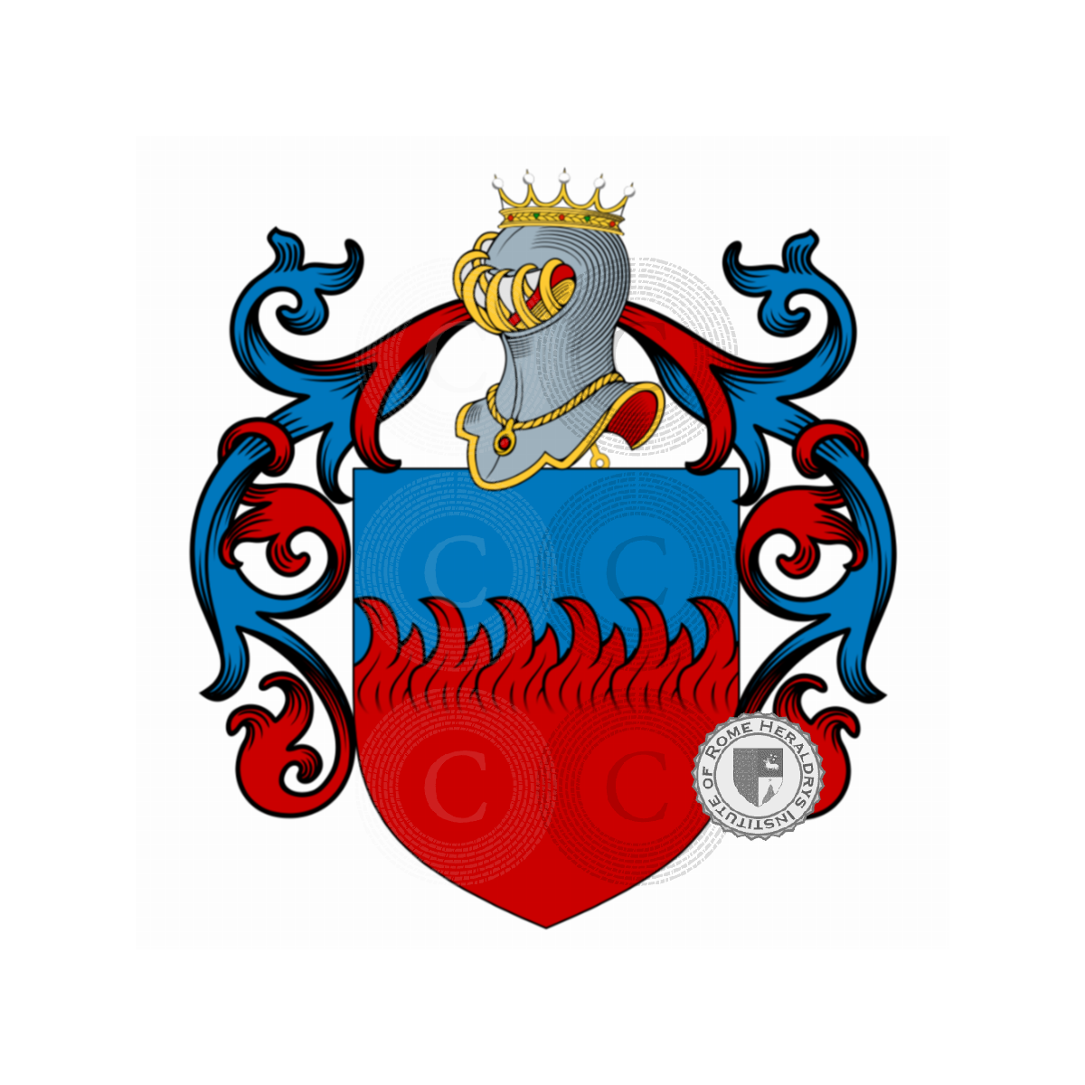 Wappen der FamilieRusso, Rosso,Russo di Cerami