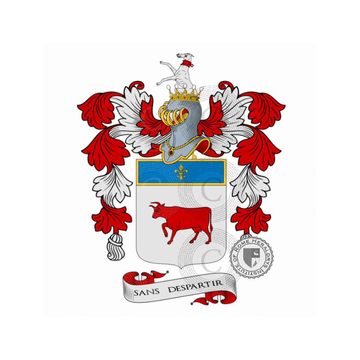 Escudo de la familiaVacca, Brunelli,Manetti